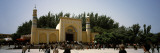 Tourists in Front of a Mosque  Id Kah Mosque  Kashgar  Xinjiang Province  China