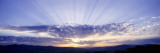 Sunlight Through Clouds Tuscany Italy