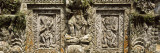 Details of Rock Art on a Temple  Bali  Indonesia