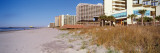 Hotel Buildings at the Seaside  Myrtle Beach  Horry County  South Carolina  USA