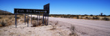 Road Sign at Roadside  Fish River Canyon  Namibia
