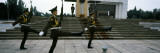 Changing of the Guard Ceremony in a Museum  Lenin Museum  Bishkek  Kyrgyzstan