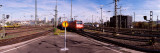 Train at a Railroad Station  Stuttgart  Baden-Wurttemberg  Germany