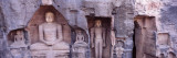 Buddha Sculptures on a Wall  Gwalior Fort  Gwalior  Madhya Pradesh  India