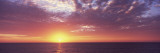 Sunset over the Sea  Gulf of Mexico  Venice Beach  Venice  Sarasota County  Florida  USA