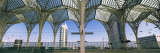 View of a Railroad Station  Oriente Station  Lisbon  Portugal