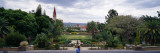 Garden in Front of a Church  Christuskirche  Tintenpalast  Windhoek  Khomas Region  Namibia