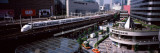 300 Series Shinkansen Train Leaving Railroad Station  Tokyo Prefecture  Kanto Region  Honshu  Japan