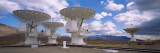View of Radio Telescopes  Californian Sierra Nevada  California  USA
