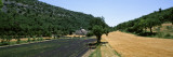 Lavender Crop with Monastery in Background  Abbaye De Senanque  Provence-Alpes-Cote D'Azur  France