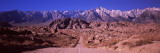 Road Passing Through a Landscape  Mt Whitney  Alabama Hills  Inyo County  California  USA