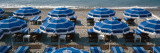 Beach Umbrellas on the Beach  Nice  Alpes-Maritimes  Provence-Alpes-Cote D'Azur  France