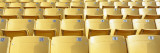 Empty Yellow Seats in a Stadium  Soldier Field  Chicago  Illinois  USA