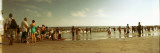 Tourists on the Beach  Coney Island  Brooklyn  New York City  New York State  USA