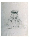 Portrait of Metad Waptass (Three Feathers) One of the Principal Chiefs of the Nez Perces