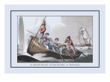 Ship's Boat Attacking a Whale