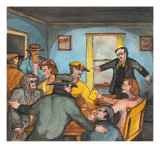 A Delegation in a Relief Station in Portland Protesting the Eviction of an Unemployed Family