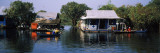 Boats in a River  Sangker River  Battambang Province  Cambodia