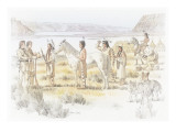 Indians are Giving or Trading a White Horse to Lewis and Clark