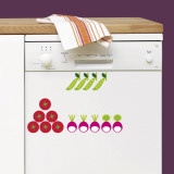 Graphic vegetable garden (Water Resistant Decal)