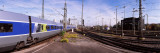 High Speed Train at a Railroad Station  Stuttgart  Baden-Wurttemberg  Germany