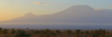 Mountains at Dawn View from Amboseli Park  Mt Kilimanjaro  Tanzania