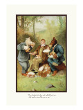 Teddy Roosevelt's Bears: Teddy B and Teddy G at a Picnic