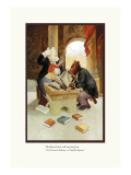 Teddy Roosevelt's Bears: Teddy B and Teddy G Studying Latin