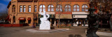 Statue in Front of Restaurant  Fort Collins  Larimer County  Colorado  USA
