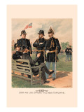 Staff and Line Officers in Full Dress and Chaplain
