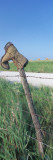 Cowboy Boot on a Fence  Pottawatomie County  Kansas  USA