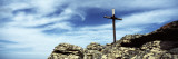 War Memorial on a Rock  Mount Tumbledown  Falkland Islands