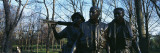 Statues of Three Soldiers at a Vietnam Veterans War Memorial  the Three Soldiers  Washington DC