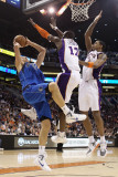 Dallas Mavericks v Phoenix Suns  Phoenix  AZ - February 17: Dirk Nowitzki  Mickael Pietrus and Chan