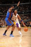 New York Knicks v Los Angeles Lakers  Los Angeles  CA - January 9: Kobe Bryant and Amar'e Stoudemir