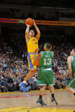 Boston Celtics v Golden State Warriors  Oakland  CA - February 22: Stephen Curry and Delonte West