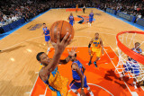 New Orleans Hornets v New York Knicks  New York  NY - March 2: Trevor Ariza and Shawne Williams