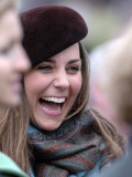 Kate Middleton in the Royal box at Cheltenham racecourse  16th March 2007