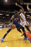 New York Knicks v Miami Heat  Miami  FL - February 27: Amar'e Stoudemire and Chris Bosh