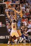 Orlando Magic v Miami Heat  Miami  FL - March 03: LeBron James  Hedo Turkoglu  Ryan Anderson and Dw