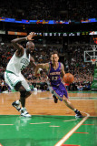Phoenix Suns v Boston Celtics  Boston  MA - March 2: Steve Nash and Kevin Garnett
