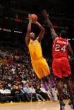 Atlanta Hawks v Los Angeles Lakers  Los Angeles  CA - February 22: Lamar Odom and Marvin Williams