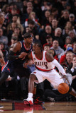 Atlanta Hawks v Portland Trail Blazers  Portland  OR - February 27: Josh Smith and Gerald Wallace