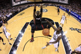 Miami Heat v San Antonio Spurs  San Antonio  TX - March 04: Chris Bosh and DeJuan Blair