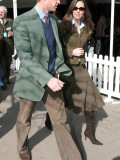 Prince William and Kate Middleton at Cheltenham  March 13th 2007