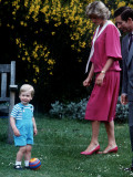 Prince William with parents on his 2nd birthday  June 1984