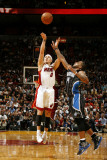 Orlando Magic v Miami Heat  Miami  FL - March 3: Mike Bibby and Jameer Nelson
