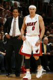 Orlando Magic v Miami Heat  Miami  FL - March 3: Erik Spoelstra and Mike Bibby