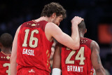 2011 NBA All Star Game  Los Angeles  CA - February 20: Pau Gasol and Kobe Bryant