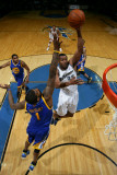 Golden State Warriors v Washington Wizards  Washington  DC - March 2: Trevor Booker and Dorell Wrig